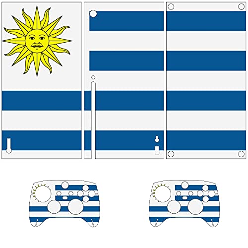 Знаме на Уругвай Скинове за конзолата и контролера на Xbox серия X Vinyl Стикер на кожата, Стикер-калъф За опаковане (Xbox X серия)