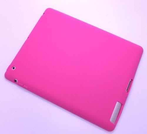 Висококачествен мек силиконов калъф CyberTech за новия iPad 4, 3 и iPad 2 (лилав цвят)
