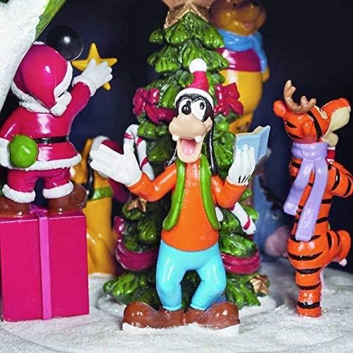 FCV Празнични герои на Дисни Анимационен Коледно дърво с Музика за украса на Коледните празници в закрито