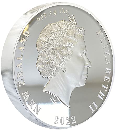 2022 DE Модерна Възпоменателна монета PowerCoin Te Hau Raki Four Winds, с тегло 1 Кг, една сребърна монета от 20$ на Нова Зеландия 2022 Proof