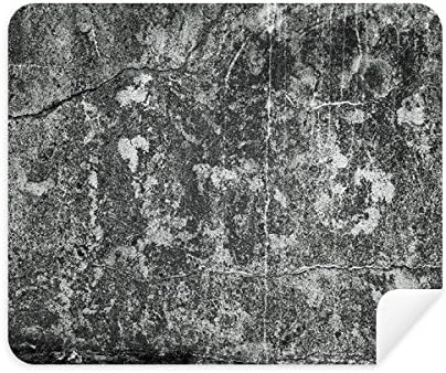 Тъмната Каменна Повърхност на Стената Пращи Текстура Плат За Почистване на Екрана за Пречистване на 2 елемента Замшевой Тъкан