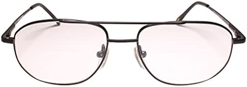 Класически Реколта Черни Квадратни Авиаторские Бифокални Очила за четене на 90-те години 1.75 Reader