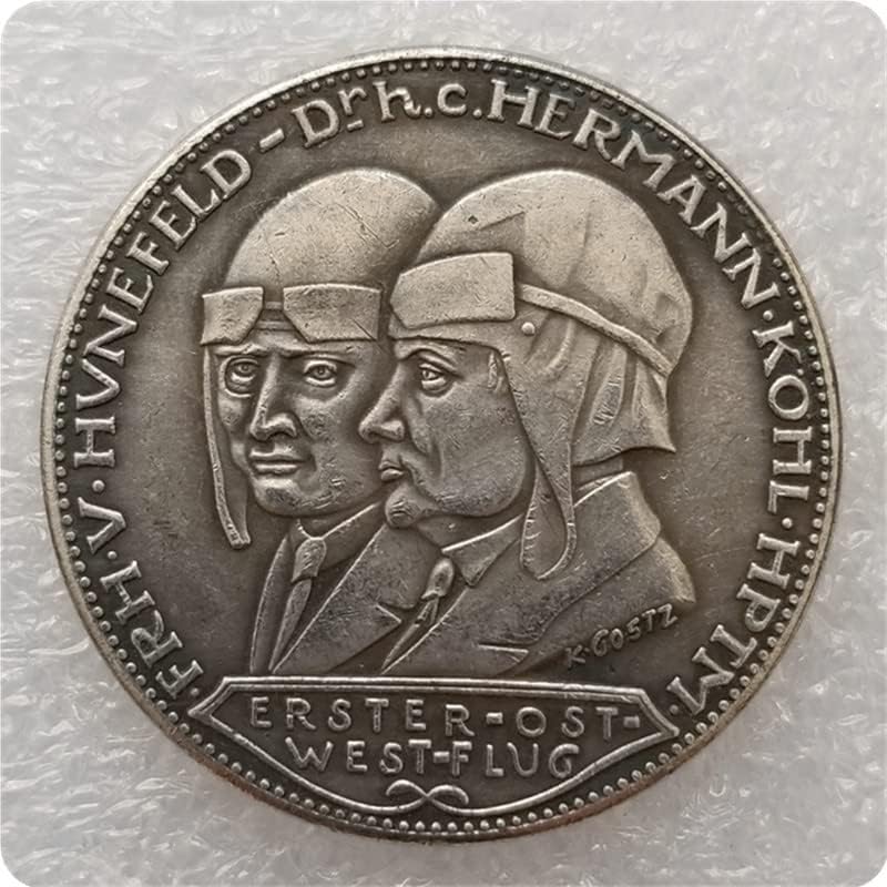 Старинни Занаяти 1928 Немска Сребърна Доларова Монета 1928 Г Монета Скитник