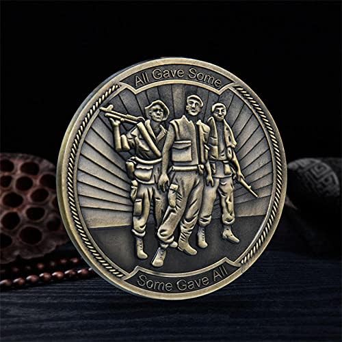 Възпоменателна Монета Виетнамски Войник, Древната Бронзова Триизмерен Релефен Рана От Метал, С Колекционерска Стойност, За Украса За Дома