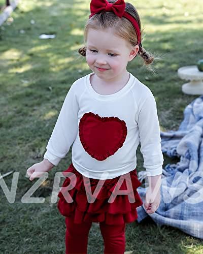 NZRVAWS Дрехи За Момиченца, Дрехи За Деца, Дрехи за бебета, Качулки с надпис Love Heart, Комплект Дрехи С Дълги Штанами, Подарък