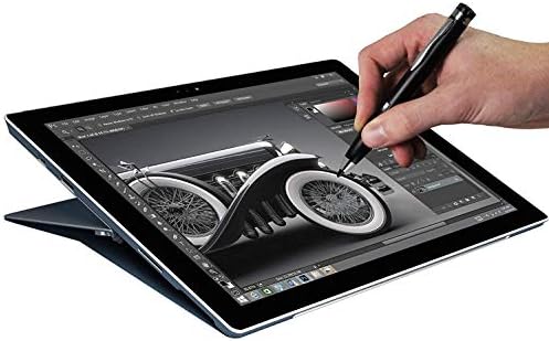 Активен цифров стилус Broonel Silver Mini Fine Point, съвместим с 15.6-инчов сензорен екран ASUS с резолюция Full HD Chromebook