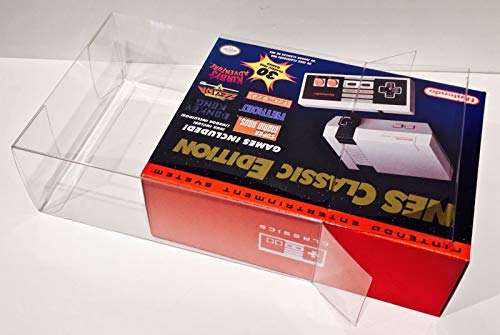 25 Piece Прозрачна Пластмасова Кутия Протектор за SNES и NES, Nintendo Classic Edition Кутии за мини-игрови конзоли NES