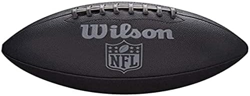 Футболна топка Официален размер WILSON Unisex's NFL, Черен, Uni