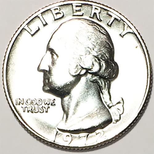 1972 P,D BU Washington Quarters Choice Комплект от 2 монети, Монетен двор на САЩ, без да се прибягва