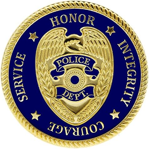 Стерлинги Подаръци Полицейска Молитва Предизвикателство Монета На Символичен Луксозен Позлатен