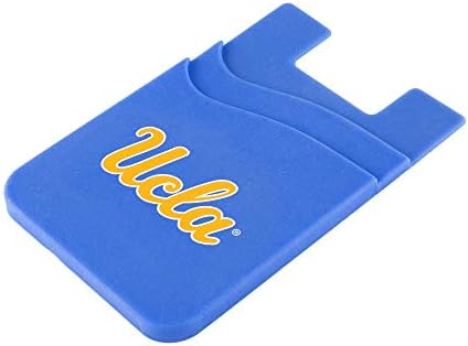Силиконов притежател на кредитна карта с два джоба / Чантата си за телефон (UCLA Bruins)
